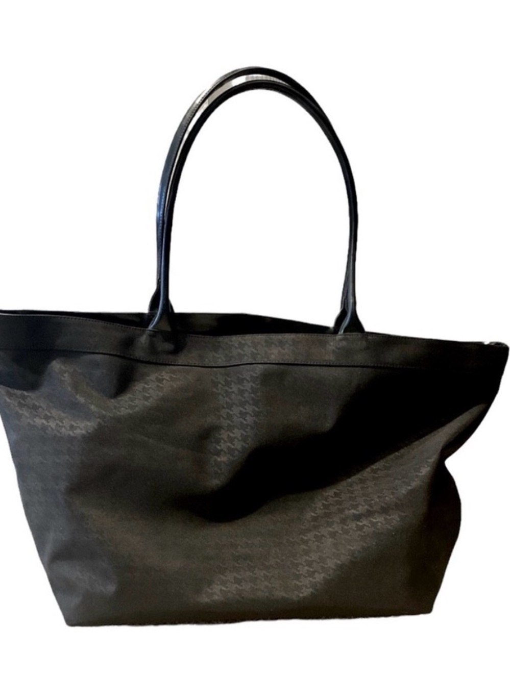 Falchi Sport Houndstooth Plaid Weekender bag